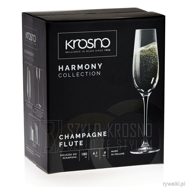 Krosno Harmony Kieliszki do szampana 180ml