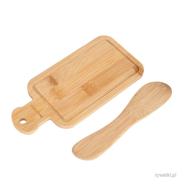 Konighoffer Deska bambusowa mini + nożyk do masła