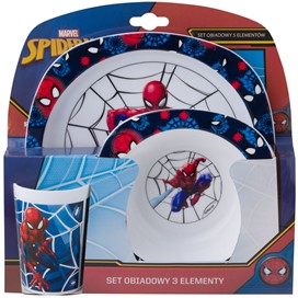 Zestaw naczyń Spider Man 3-elementowy Spidey