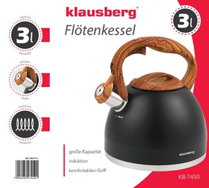 Klausberg Czajnik nierdzewny KB-7450 matowy